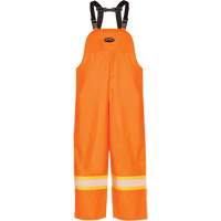 R805 Hurricane Bib Pants, Small, High Visibility Orange Stor-it Systems
