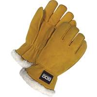 Driver's Gloves, Medium, Split Deerskin Palm, Sherpa Inner Lining Stor-it Systems