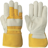 Women's Insulated Cow Grain Gloves, One Size, Grain Cowhide Palm, Fleece Inner Lining Stor-it Systems