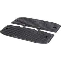 Embouts d'extr&eacute;mit&eacute;s pour bosse de d&eacute;c&eacute;l&eacute;ration, Caoutchouc, 3' lo x 20" la x 2" h Stor-it Systems