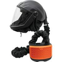 PEAKAIR DEFENDER Visor Powered Air-Purifying Respirator with Blower Kit, Facepiece Respirator, Lithium-Ion Battery Stor-it Systems