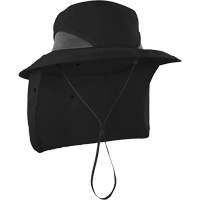 Chapeau de garde forestier 8934 Chill-Its avec prot&egrave;ge-nuque, petit/moyen, Noir Stor-it Systems