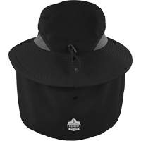 Chapeau de garde forestier 8934 Chill-Its avec prot&egrave;ge-nuque, petit/moyen, Noir Stor-it Systems
