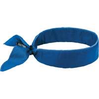 Bandeau de refroidissement Chill-Its 6702 avec polym&egrave;res int&eacute;gr&eacute;s et fermeture &agrave; nouer, Bleu Stor-it Systems