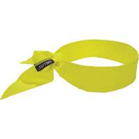 Bandeau de refroidissement Chill-Its 6702 avec polym&egrave;res int&eacute;gr&eacute;s et fermeture &agrave; nouer, Jaune lime haute visibilit&eacute; Stor-it Systems