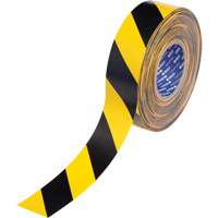 ToughStripe&reg; Max Floor Marking Tape, 2" x 100', Polyester, Black and Yellow Stor-it Systems