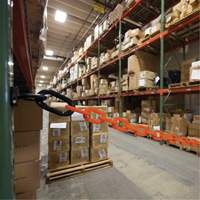 Ensemble de barri&egrave;re &agrave; chaîne magn&eacute;tique pour l'entrep&ocirc;t, Orange Stor-it Systems