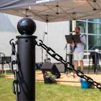 Chaîne de barri&egrave;re en plastique, Vert Stor-it Systems