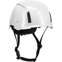 Casque d'alpiniste industriel RZRBack de North, R&eacute;pond aux normes CSA type 2, Suspension Rochet, Ventil&eacute; Stor-it Systems