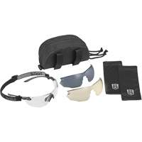 Ensemble de lunettes de s&eacute;curit&eacute; Combat, Lentille Transparent/Cuivre/Fum&eacute;e, Antibu&eacute;e/Anti-&eacute;gratignures, ANSI Z87+ Stor-it Systems