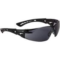Lunettes de s&eacute;curit&eacute; Rush + BSSI, Lentille Fum&eacute;e/Gris, Antibu&eacute;e/Anti-&eacute;gratignures, ANSI Z87+ Stor-it Systems