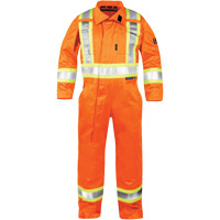 Combinaison ignifuge haute visibilit&eacute;, Taille Petit, Orange Stor-it Systems