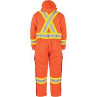 High-Visibility Lined Canvas Overalls, Small, High Visibility Orange Stor-it Systems