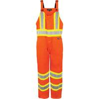 High-Visibility Unlined Overalls, X-Small, High Visibility Orange Stor-it Systems