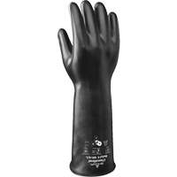 891 Chemical & Acid Resistant Gloves, Size Large/9, 14" L, Butyl Rubber/Viton&reg;, 28-mil Stor-it Systems