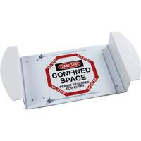 "Danger Confined Space Permit Required For Entry" Manhole Sign, 21" x 30", Polystyrene, English Stor-it Systems