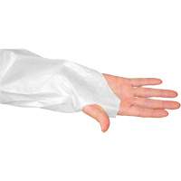 CoverMe Gown with Thumbholes, One Size, White, Polyethylene Stor-it Systems