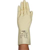 Gants naturels et l&eacute;gers AlphaTec 87-137, Taille 7, 11,8" lo, Latex de caoutchouc, 16 mils Stor-it Systems