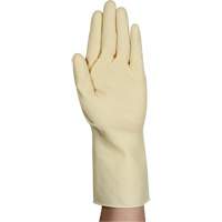 Gants naturels et l&eacute;gers AlphaTec 87-137, Taille 7, 11,8" lo, Latex de caoutchouc, 16 mils Stor-it Systems