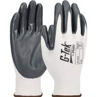 Gants en tricot sans couture G-Tek &eacute;conomiques, T-petit, R&ecirc;vetement Nitrile, Calibre 13, Enveloppe en Nylon Stor-it Systems