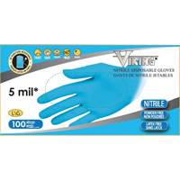 34600 Disposable Gloves, Small, Nitrile, 5-mil, Powder-Free, Blue Stor-it Systems