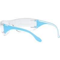 Lunettes de s&eacute;curit&eacute; bleu/blanc Adapt Lite, Lentille Transparent, Antibu&eacute;e/Anti-&eacute;gratignures, ANSI Z87+/R&eacute;pond ou surpasse la norme CSA Z94.3 Stor-it Systems