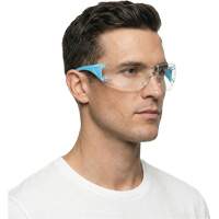 Lunettes de s&eacute;curit&eacute; bleu/blanc Adapt Lite, Lentille Transparent, Antibu&eacute;e/Anti-&eacute;gratignures, ANSI Z87+/R&eacute;pond ou surpasse la norme CSA Z94.3 Stor-it Systems