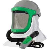 Respirateur Z-Link avec cape &agrave; l'&eacute;paule Tychem 4000 & C40, Respirateur &agrave; masque/Masque de soudage Stor-it Systems