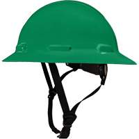 LIDGUARD&reg; Full Brim Hardhat with Chinstrap, Meets CSA Type 1, Ratchet Suspension, Vented Stor-it Systems