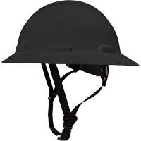 LIDGUARD&reg; Full Brim Hardhat with Chinstrap, Meets CSA Type 1, Ratchet Suspension, Vented Stor-it Systems