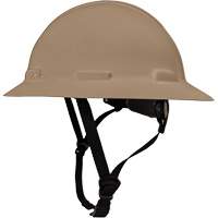 LIDGUARD&reg; Full Brim Hardhat with Chinstrap, Meets CSA Type 1, Ratchet Suspension, Vented Stor-it Systems