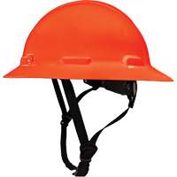 LIDGUARD&reg; Full Brim Hardhat with Chinstrap, Meets CSA Type 2, Ratchet Suspension, Vented Stor-it Systems