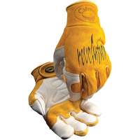 Caiman&reg; Premium TIG/MIG Welder's Gloves with Hook & Loop Closure, Split Cowhide, Size Medium Stor-it Systems