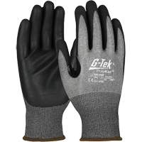 G-Tek&reg; Cut-Resistant Gloves with Touchscreen Capability, Size Small, 18 Gauge, Foam Nitrile Coated, PolyKor&reg; Shell, ASTM ANSI Level A4/EN 388 Level D Stor-it Systems