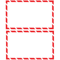 &eacute;tiquettes SIMDUT 200/pqt, Papier, Rouleau, 4-3/4" lo x 8-1/2" la Stor-it Systems