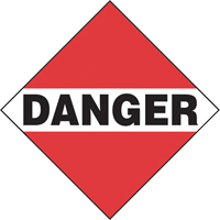 Plaque-étiquette TMD danger chargement commun, Plastique SJ390 | Stor-it Systems