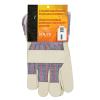 Abrasion-Resistant Comfort Fitters Glove, Large, Grain Pigskin Palm, Cotton Inner Lining Stor-it Systems