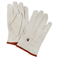 Standard-Duty Ropers Gloves, Small, Grain Cowhide Palm SM588 | Stor-it Systems