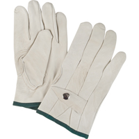 Standard-Duty Ropers Gloves, Medium, Grain Cowhide Palm SM589 | Stor-it Systems
