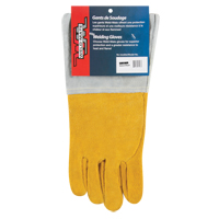 Superior Fit TIG Welding Gloves, Split Deerskin, Size Medium SM598R | Stor-it Systems