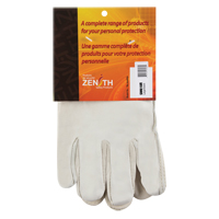 Winter-Lined Driver's Gloves, Small, Grain Cowhide Palm, Fleece Inner Lining SM616R | Stor-it Systems