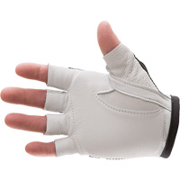 Anti-Impact Right-Hand Glove, Size Medium, Goatskin/Split Leather Palm Stor-it Systems