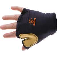 Anti-Impact Tool Grip Fingerless Right-Hand Glove, Size X-Small, Grain Leather Palm Stor-it Systems