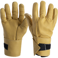 Vibration Protective Air Glove<sup>®</sup>, Size X-Small, Grain Leather Palm SR338 | Stor-it Systems