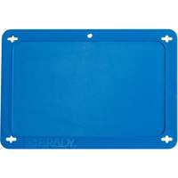 &eacute;tiquette vierge pour vanne, Plastique, 4-3/4" la x 3-1/4" h Stor-it Systems