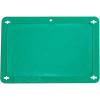 &eacute;tiquette vierge pour vanne, Plastique, 4-3/4" la x 3-1/4" h Stor-it Systems
