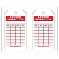 &eacute;tiquettes de rapport d'inspection, Polyester, 4" la x 7" h, Anglais Stor-it Systems