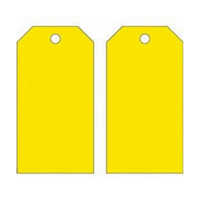 &eacute;tiquettes vierges pour la pr&eacute;vention des accidents, M&eacute;tal, 3" la x 5-3/4" h Stor-it Systems