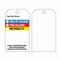Self-Laminating Right-To-Know Tags, Polyester, 3" W x 5-3/4" H, English SX834 | Stor-it Systems