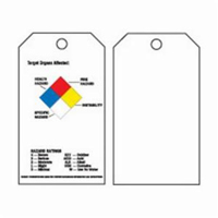 Self-Laminating Right-To-Know Tags, Polyester, 3" W x 5-3/4" H, English SX836 | Stor-it Systems